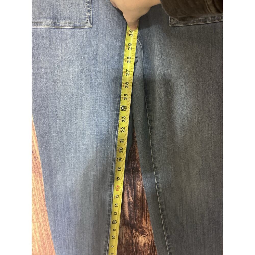 Judy Blue Women Jeans Size 5/27 Stretch Waist Straight Leg Denim Med Big Pockets - Picture 7 of 10